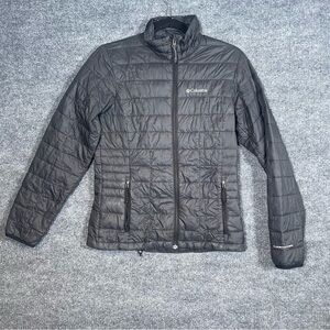 Columbia Men’s XS Black Omni Heat TurboDown 590TD Lightweight Puffer Zip Jacket